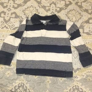 Toughskins 3t striped collared shirt